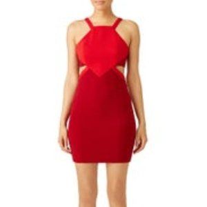 Jay Godfrey Red Walker Dress